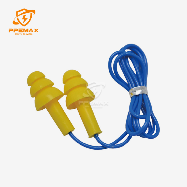High Quality Comfortable Soft Silicone Corded Earplugs